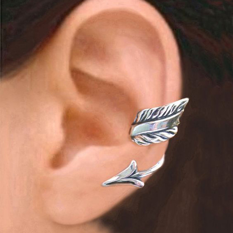 Unisex ear clip arrow ear jewelry INS arrow ear bone clip European and American trend non-pierced earrings