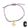Clearance European and American jewelry small fresh butterfly bracelet bracelet women simple versatile braided bracelet brg98