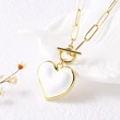 AS jewelry hot selling love heart shaped oil drop pendant necklace clavicle chain nkb840 necklace