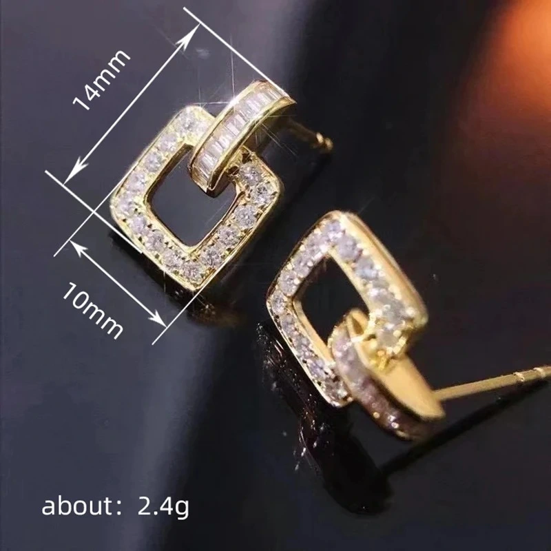  Japanese and Korean temperament summer earrings, super fairy popular star style earrings, versatile French retro female earrings