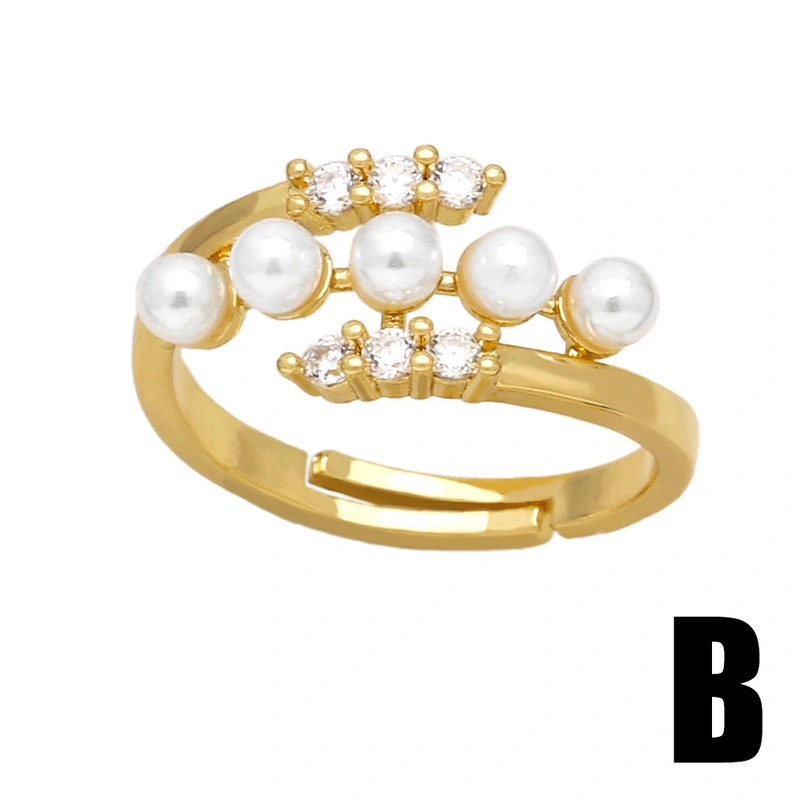 Simple and fashionable star ring female style niche design hollow double layer ring rim40