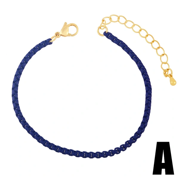 European and American creative fashion jewelry Bohemian style colorful oil drop bracelet personality color hand jewelry brd85