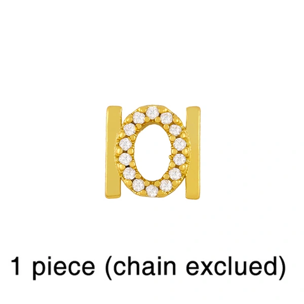 European and American 26 square brand English letter bracelet female bracelet cold style personality DIY diamond letter bracelet brc87