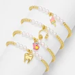 AS jewelry tooth ice cream bracelet female gold-plated oil drop pearl bracelet hand jewelry brh07