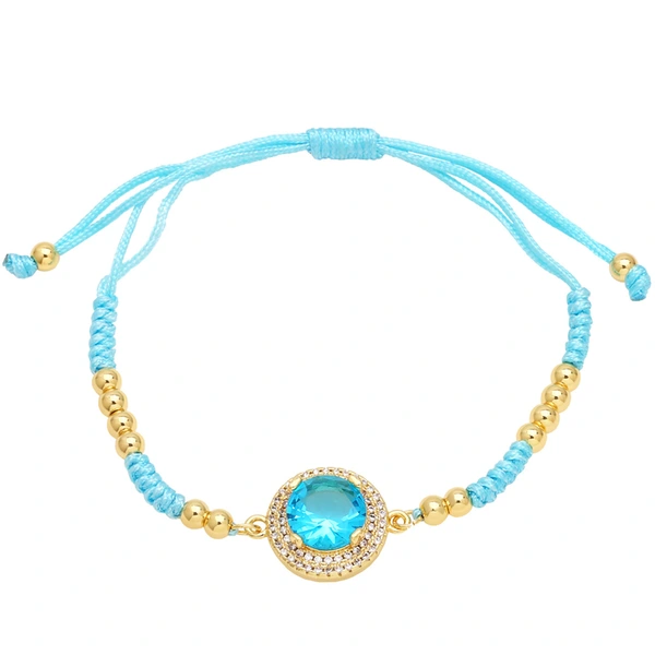 Hot selling colorful zircon bracelet for women, versatile and high-end bracelet, hand jewelry brm54