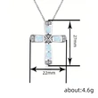   Hot selling metal oil painting necklace imitation opal design necklace niche personality network celebrity style jewelry