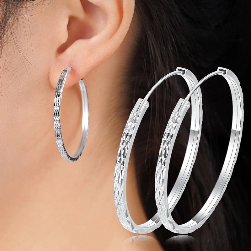y2k Asian exaggerated earrings for women, electroplated, personalized, non-mainstream jewelry, niche, popular, exquisite, super hot style