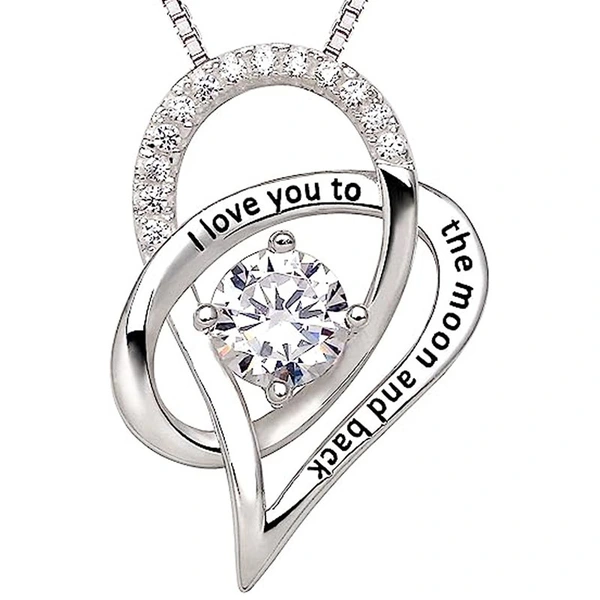  Geometric line engraved necklace pendant hot sale sweet style elegant jewelry live broadcast hot style