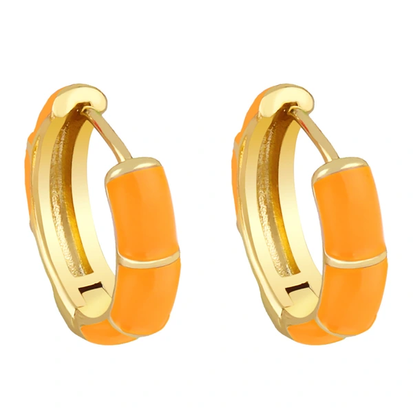 European and American jewelry multi-color oil drop geometric earrings earrings female trendy temperament versatile simple earrings ery92