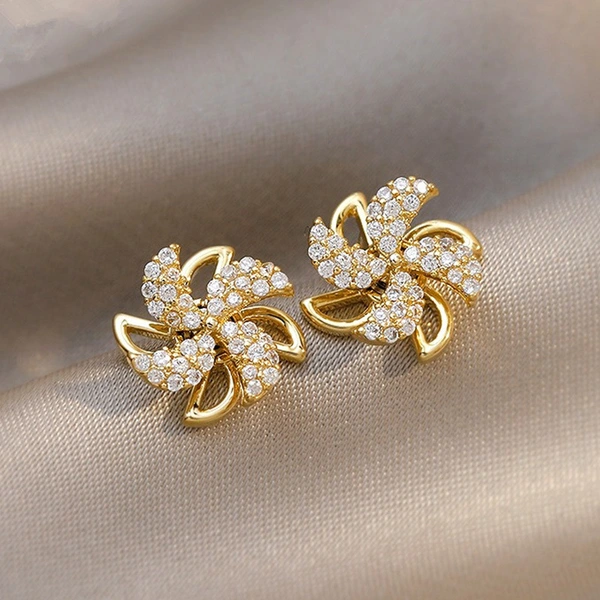 Same style windmill earrings for women, temperamental internet celebrity Korean style earrings, 2022 new trendy earrings