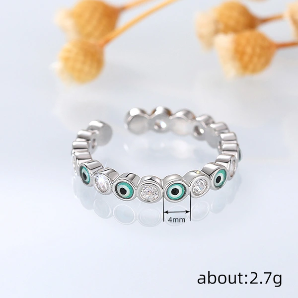   Internet celebrity hot-selling ring female open adjustable oil drop ring personality niche jewelry