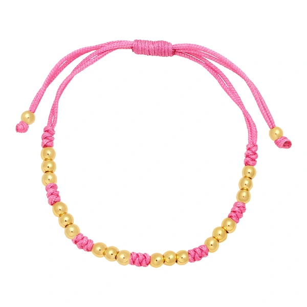 Hot selling Bohemian style hand-woven beaded bracelet with adjustable pull-out simple bracelet brj23