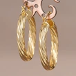 Middle East hot selling new earrings fashionable exaggerated heavy earrings line geometric design U-shaped style