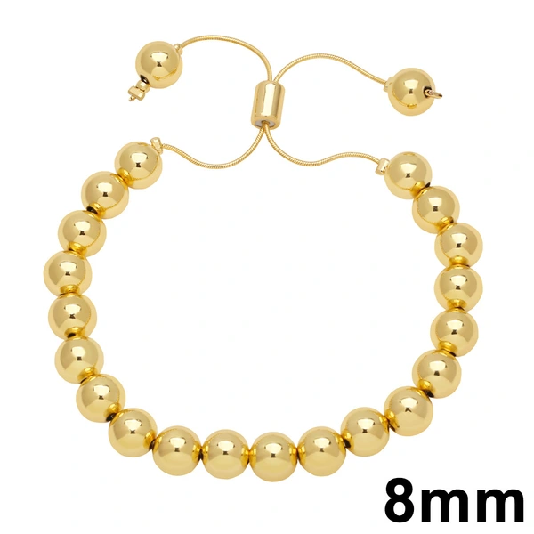 Hot style gold-plated beaded bracelet European and American simple personality creative bead jewelry bracelet accessories brm27