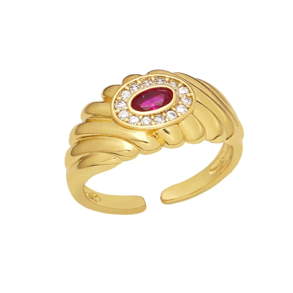 Clearance European and American new thread devil eye ring female creative ring twist diamond eye ring riq24