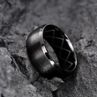   New factory direct sales ring dark low-key luxury ring inner diamond carving design