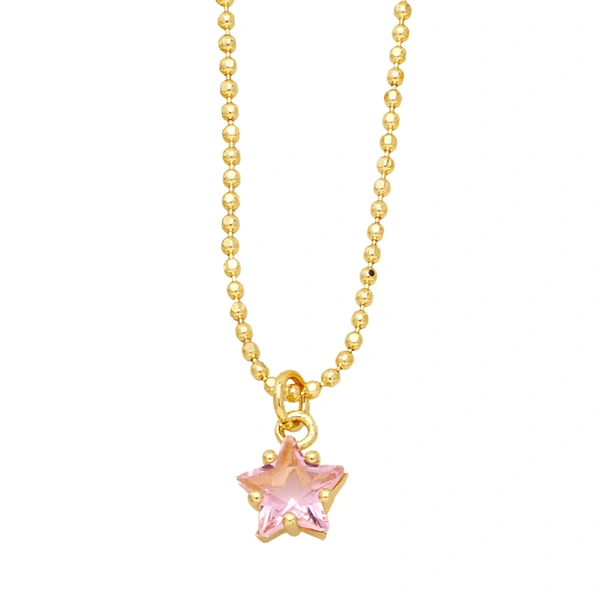 Hot selling star necklace women's fashionable and versatile clavicle necklace niche design simple jewelry wholesale nkb629