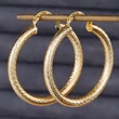 Exotic Middle Eastern large hoop earrings cross checkered metal accessories trendy temperament earrings