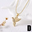 AS jewelry Europe and the United States hot selling copper plated 18k gold bird pendant necklace clavicle chain nkb016 necklace