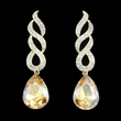 AS jewelry European and American wedding earrings women's inlaid crystal color water drop earrings wholesale erg84