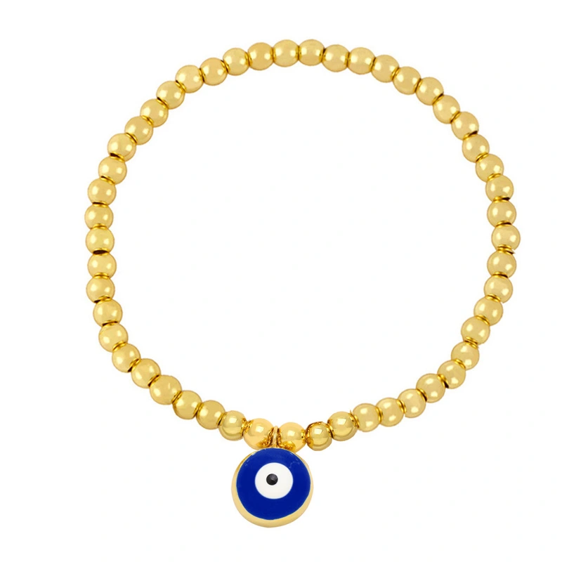 Clearance bracelet women's evil eye bracelet fashion beaded elastic bracelet evil eye brj43
