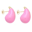 European and American simple fashion water drop earrings female niche design high-end oil drop earrings earrings accessories erv89