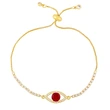 2023 Hot Sale New Devil's Eye Bracelet European and American Internet Celebrity Zircon Bracelet Women Adjustable BRE45