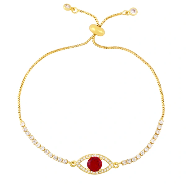 2023 Hot Sale New Devil's Eye Bracelet European and American Internet Celebrity Zircon Bracelet Women Adjustable BRE45