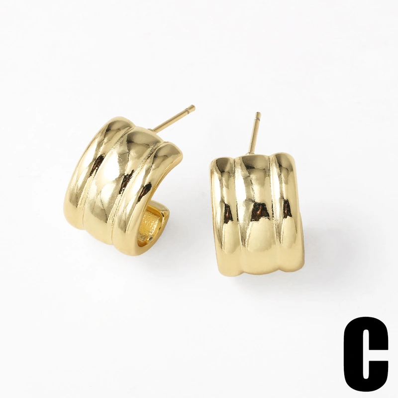 AS jewelry European and American hot-selling copper plated 18k gold polished love heart shell earrings earrings female era181