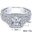 Hand jewelry hollow relief pattern zircon ring fashionable business event matching ring