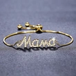 Manufacturers wholesale mama bracelet women's exquisite micro-inlaid zircon jewelry ladies elegant everyday accessories