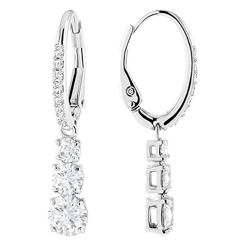 New long elegant earrings for women, geometric jewelry, factory direct sales, fashionable and high-end, internet celebrity style