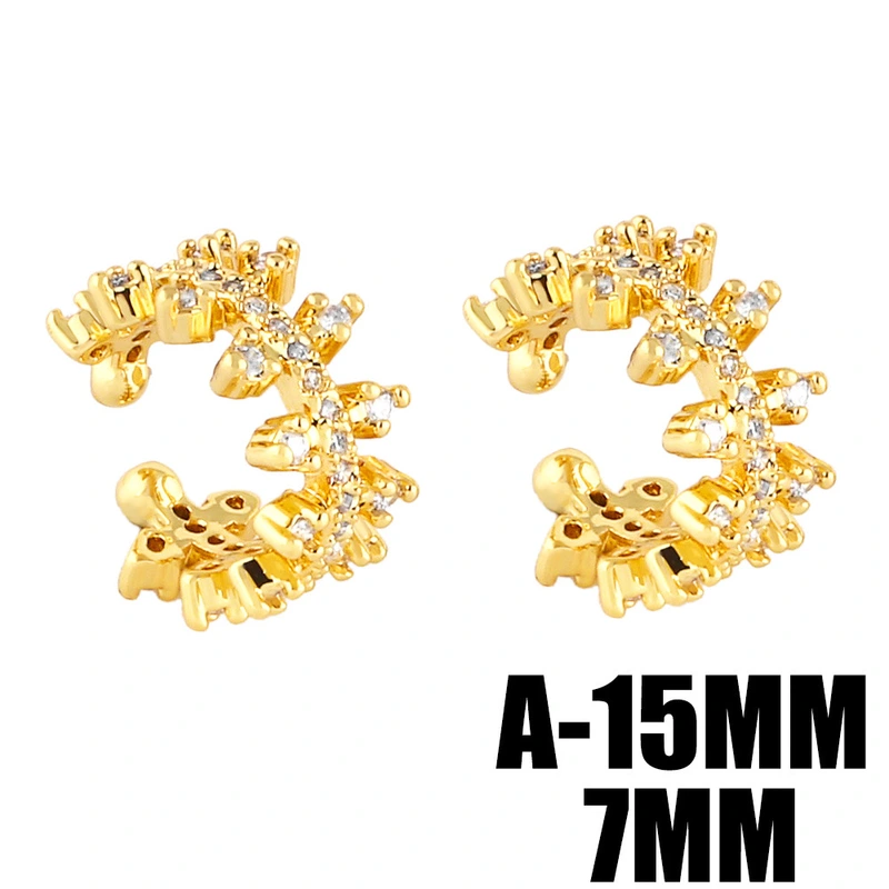 Hot selling high-end temperament ear bone clip European and American cool style ear clip female non-pierced earrings wholesale era169