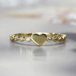  Fashionable love ring summer simple Japanese and Korean index finger ring temperament versatile fashion daily female ring