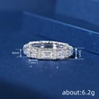 Wholesale direct sales new ring women can wear exquisite single ring micro-inlaid zircon geometric ring jewelry