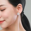 Imitation pearl earrings for women, new style, light luxury, high-end French earrings, exquisite earrings