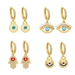earrings 2023 new style trend personality all-match devil eye earrings retro niche earrings era317