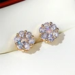Hot-selling earrings for women, floral zircon earrings, all-match earrings