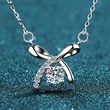  Hot selling bow necklace for women, geometric round pendant necklace, lady style, sweet skirt accessories