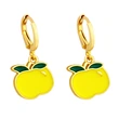 Clearance new fruit earrings apple earrings cute earrings net celebrity girl accessories erx23