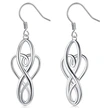   Hot-selling earrings, creative twisted geometric shapes, women's earrings, hot-selling earrings