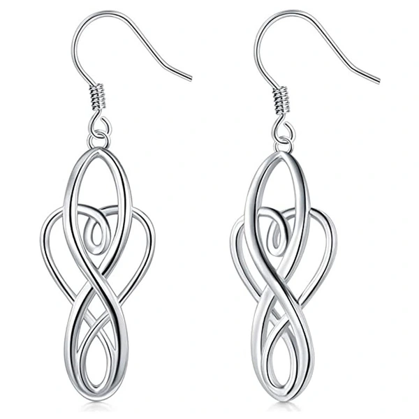   Hot-selling earrings, creative twisted geometric shapes, women's earrings, hot-selling earrings