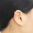 AS jewelry new fruit cherry ear bone clip copper plated 18k gold earrings ear clip female erz22