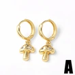 AS jewelry hot selling inlaid zircon heart flower copper plated real gold earrings earrings female err06