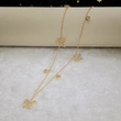 Live new product recommendation: fairy-style butterfly zircon necklace for women, sweet and versatile clavicle necklace