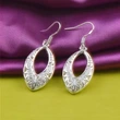  Horse eye hollow pattern ear hook European and American popular retro earring metal earring