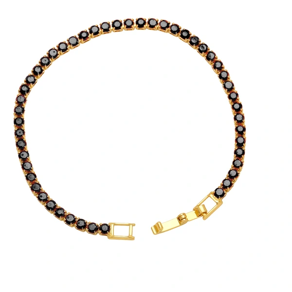 Hot selling European and American style colored zircon bracelet female Internet celebrity fashion niche retro colored diamond hand jewelry brh90