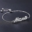 Manufacturers wholesale mama bracelet women's exquisite micro-inlaid zircon jewelry ladies elegant everyday accessories