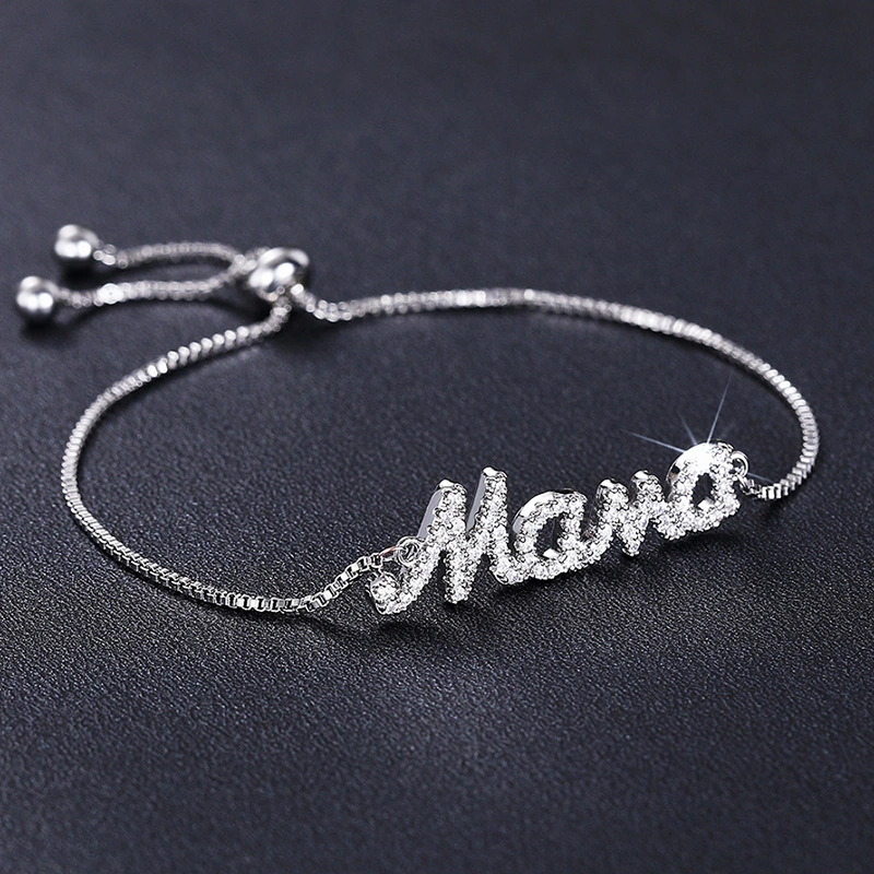 Manufacturers wholesale mama bracelet women's exquisite micro-inlaid zircon jewelry ladies elegant everyday accessories