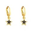 Clearance five-pointed star earrings temperament inlaid zircon simple earrings European and American trend personality star earrings ery71